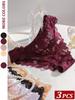 3Pcs/Set Sexy Floral Lace Underwear Panties Sets Hollow Out See-Through Romantic Lingerie Underwear Sexy Women Panties S-XL