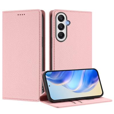 Чехол-кошелек для Samsung Galaxy A26 5G с RFID-блокировкой, кожаный чехол для мобильного телефона с текстурой личи