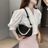 Pearl Women's Bag Vintage Luxury Designer Handbag Bow Crossbody Bag Fashion PU Women Trend Shoulder Purse