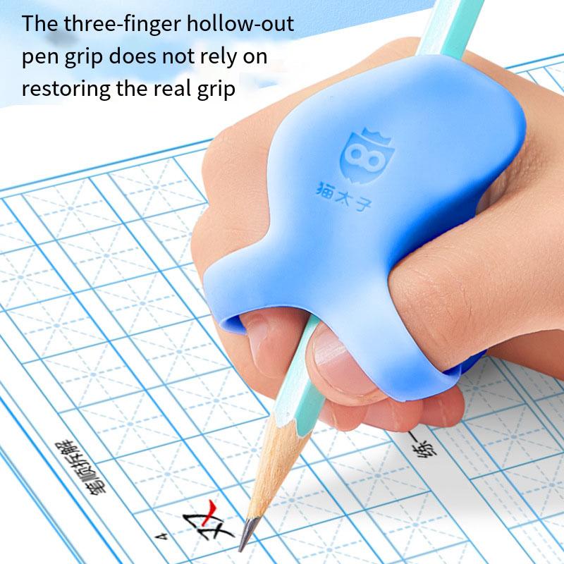 Новый детский пенал для коррекции осанки, мягкий силиконовый чехол для коррекции осанки, для практики письма