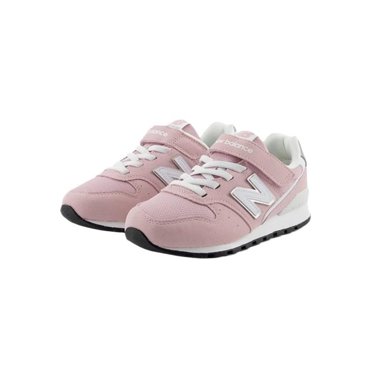 New Balance Nb 996 Тканевые Влагоотводящие Детские Кроссовки для Бега Детские Кроссовки для Бега Серые Розовые YV996TP3