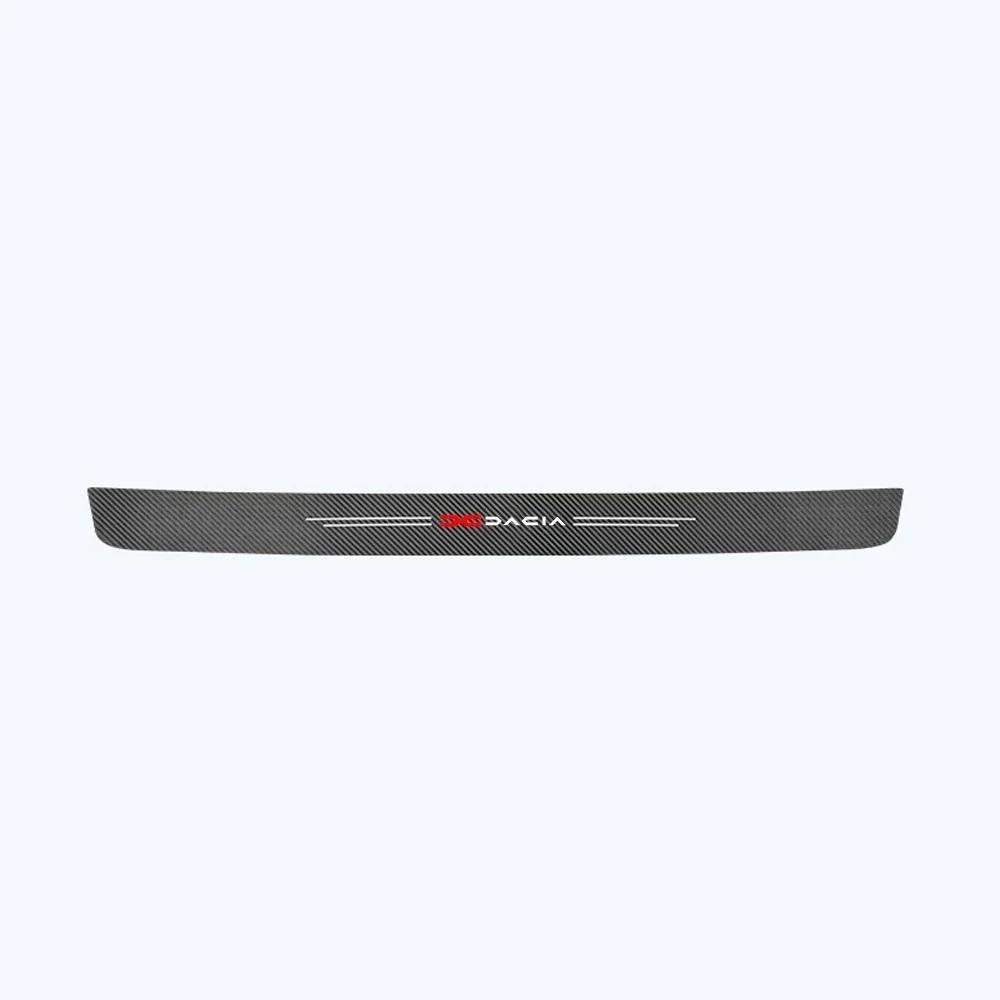 1Pc Car Rear Door Trunk Bumper Guard Protector Sticker for DACIA Spring Logan Duster Sandero Lodgy Bigster Stepway Dokker Jogger