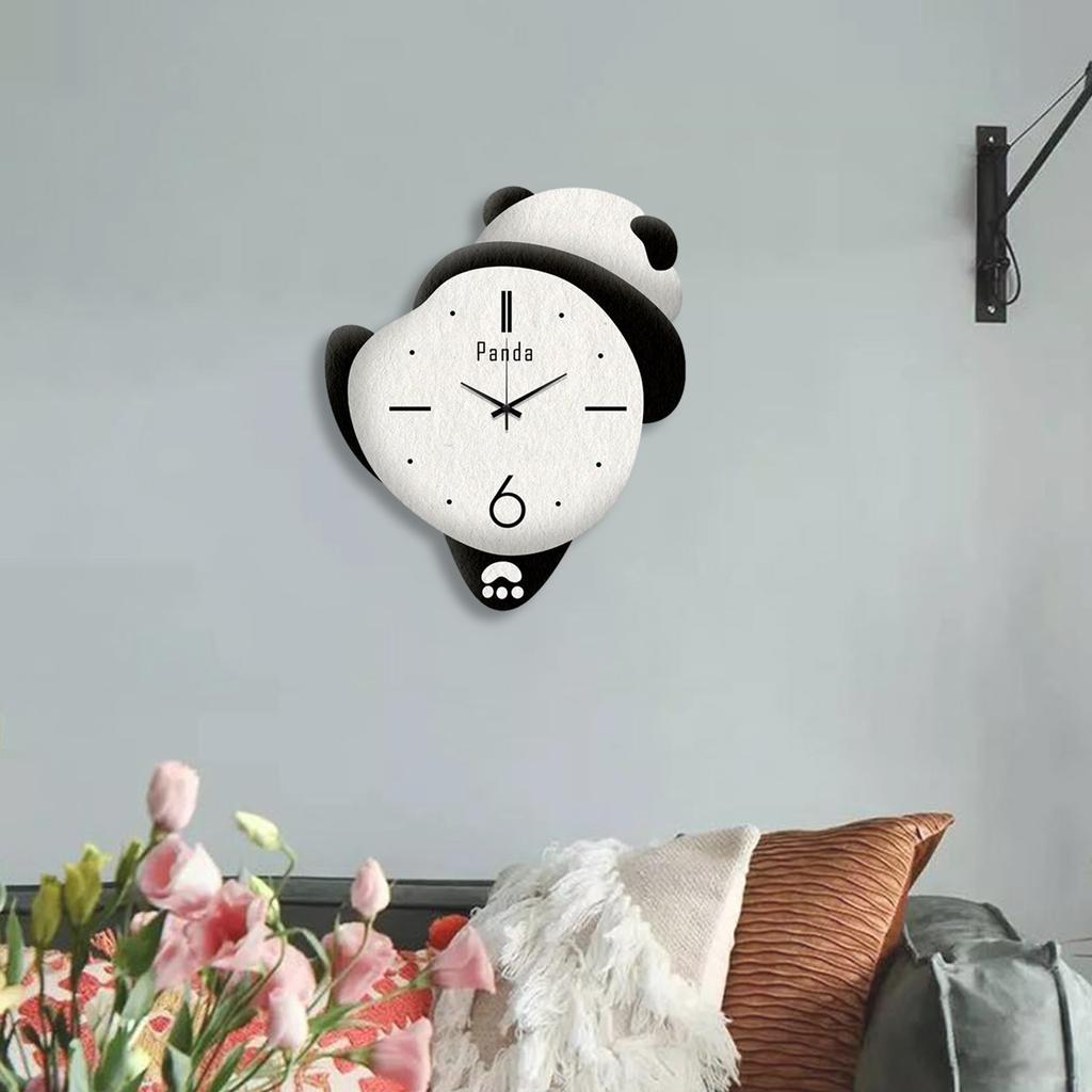 Panda Decor Бесшумные настенные часы Декоративные часы Очаровательные бесшумные настенные часы для кухни на батарейках с функцией Sweep Movement