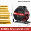 Small Portable Industrial Heater Household High Power Warm Air Blower Bathroom Quick Heating Desktop Hot Air Fan