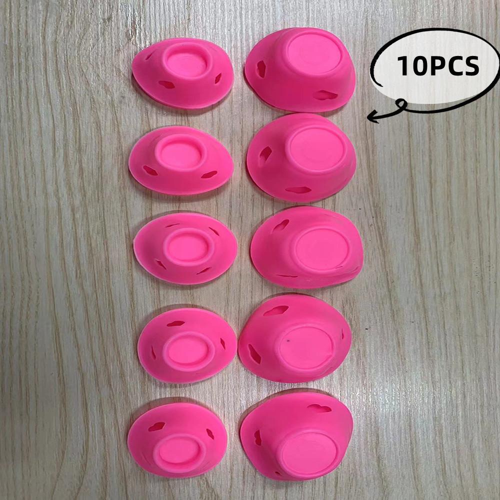 10Pcs/20Pcs Set Soft Rubber Magic Hair Care Rollers Silicone Hair Curler No Heat No Clip Hair Curling Styling Diy Tool