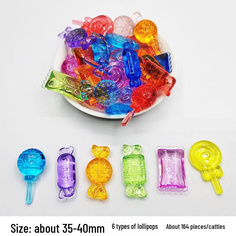 Colorful Mini Acrylic Milk Bottle Cartoon Ornaments - Cute Handmade DIY Decorative Accessories