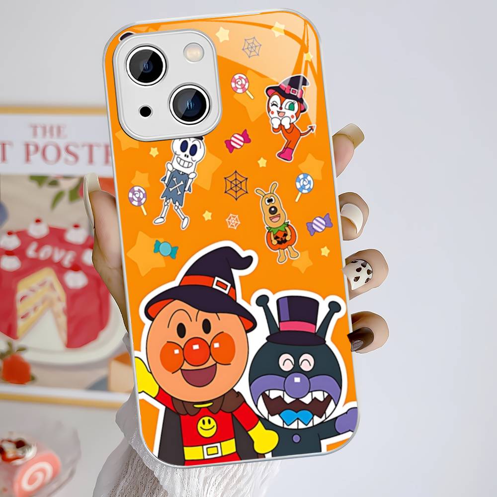 1 шт. Мультяшный A-AnpanmanS Аниме Закаленное Стекло Для Iphone 14 13 12 11 Pro Mini XS MAX 14Plus X XS XR Чехол