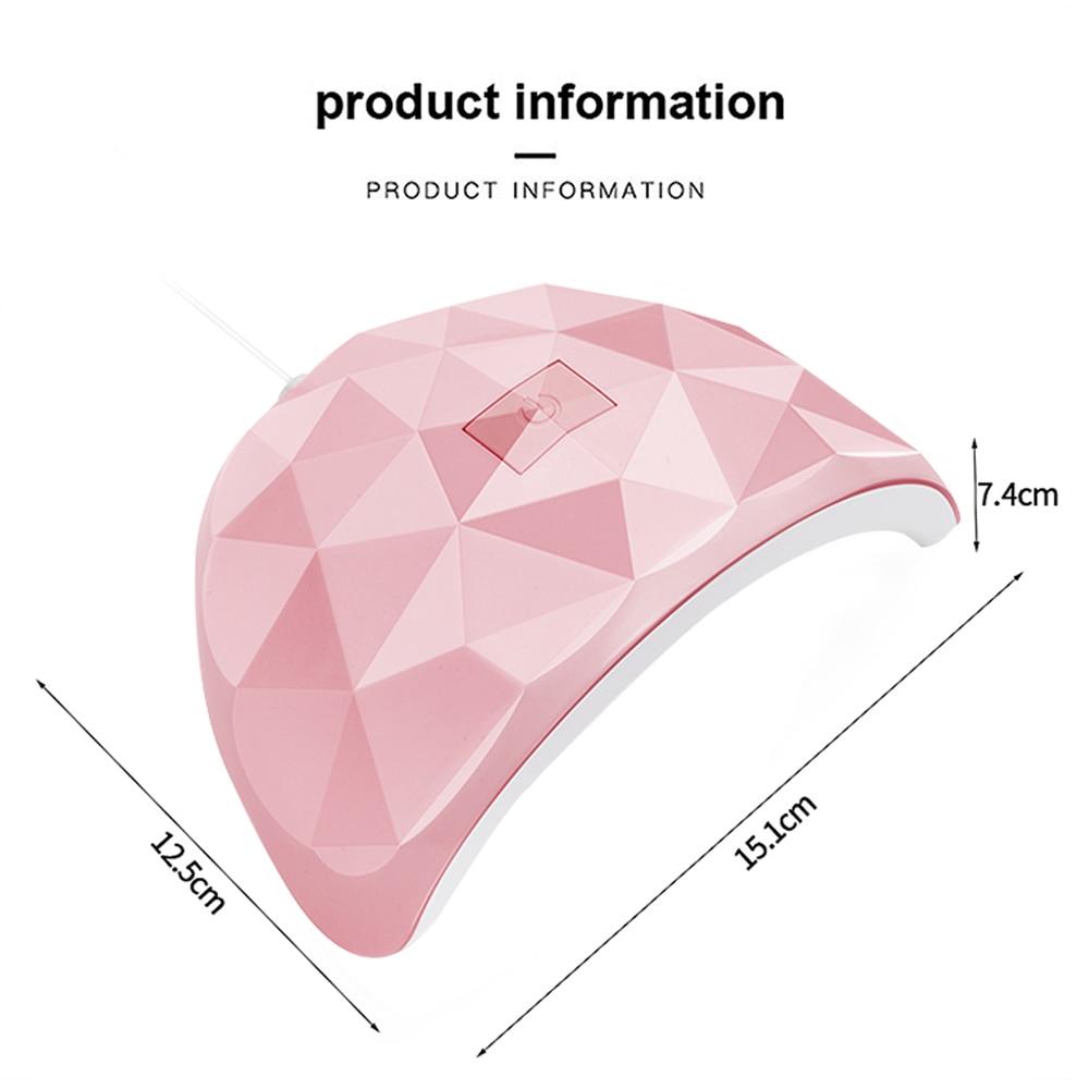 Обновленная светодиодная лампа для сушки ногтей 54 Вт, 18 УФ-лампа, сушка бусинок для всех гель-лаков, зарядка через USB, профессиональная лампа для маникюра, инструменты