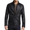 Men's Genuine Lambskin Black Leather Jacket Stylish Motorcycle Bomber Biker Outerwear MJ 124