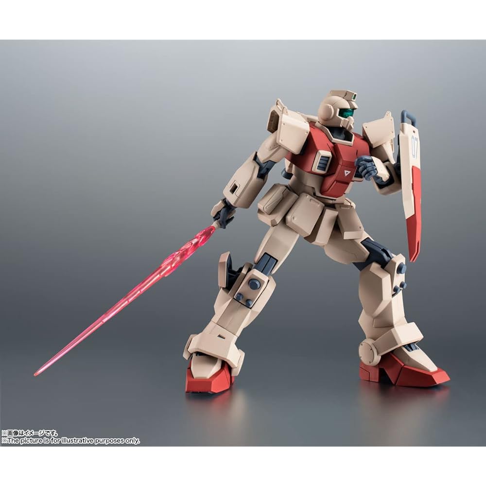 TAMASHII NATIONS Robot Spirits RGM-79(Г) Фигурка персонажа Ground Type GM, 125 мм, ПВХ, АБС, окрашенная, экшн-фигурка