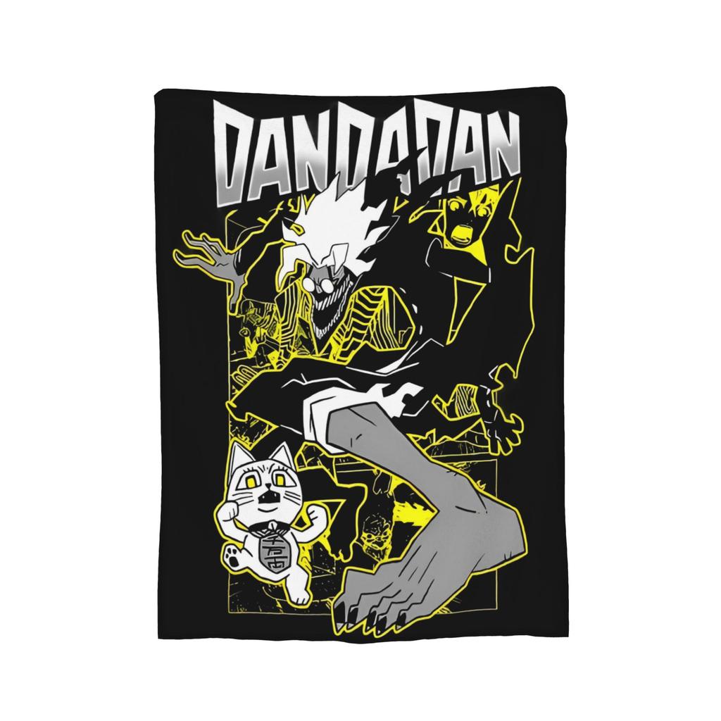 Turbo Granny Dandadan Anime Flannel Blankets Creative Throw Blanket for Bed Sofa Couch 200x150cm Plush Thin Quilt,