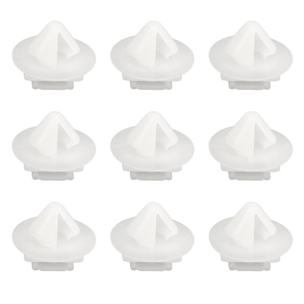 50PCS Car Door Moulding Clip 856540 Abrasion Resistant Replacement for Peugeot 106 206 207 306 307 806 1007