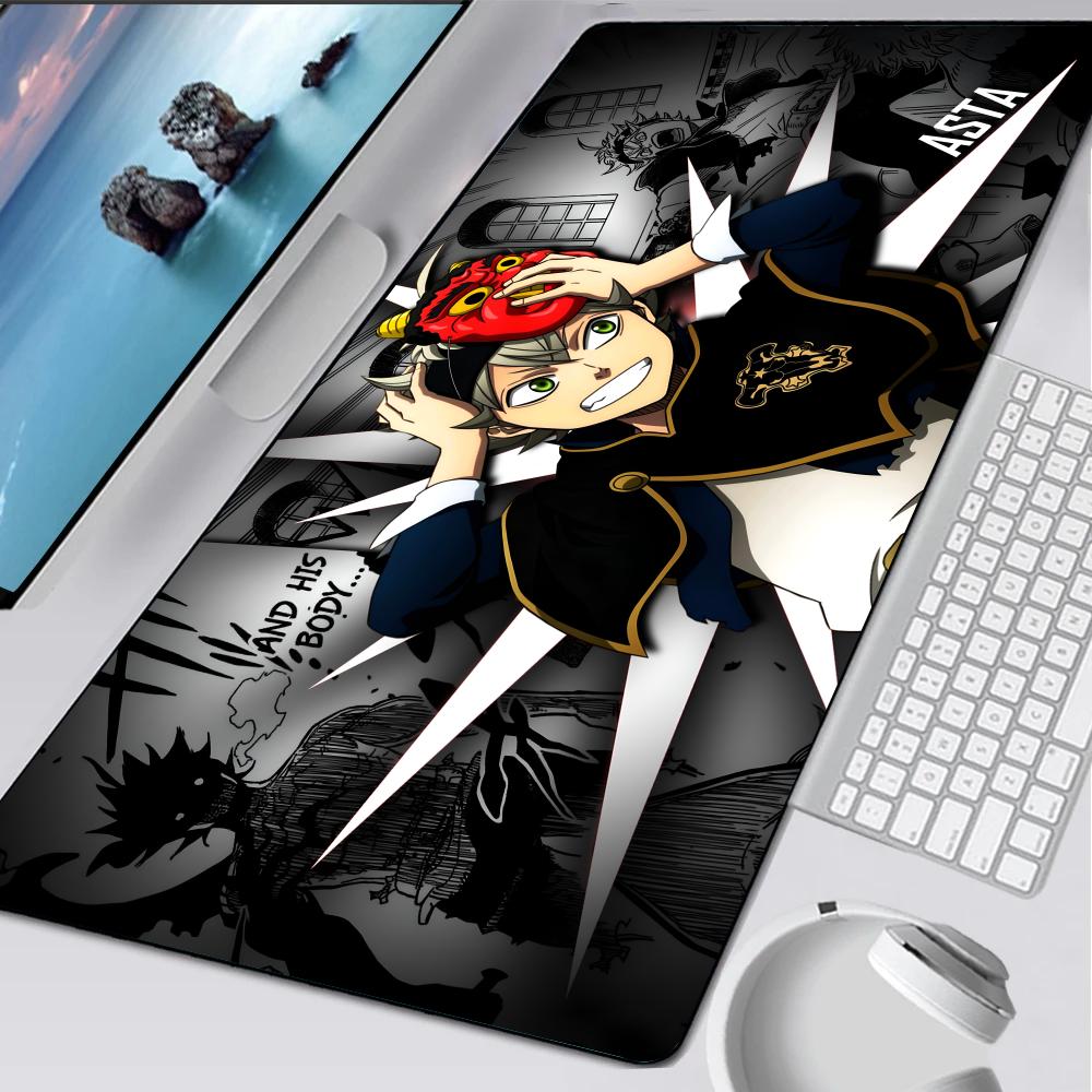 Black Covers Asta Mouse Pad Rubber Mat Laptop Xxl Mousepad Notebook Gamer Computer Table Gaming Accessories