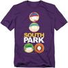 South Park Unisex Adult Solid Circles T-Shirt