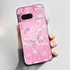 For Google Pixel 7 / Pixel 7 Pro Case Luxury Fashion Butterfly Flowers Black Soft TPU Silicone Back Cover Pixel7 7Pro Phone Case
