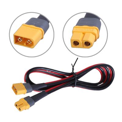 Разъемы XT60 папа к XT60 мама с удлинительным кабелем из силиконового провода 12AWG для радиоуправляемых моделей, аккумуляторов LiPo, FPV дронов