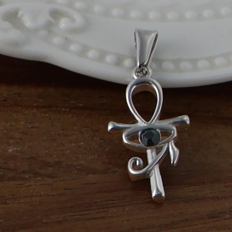 Yori 2Pcs Stainless Steel Key Heart Anchor Cross Pendant Vacuum Electroplating 18K Gold Color Preserving in Furnace
