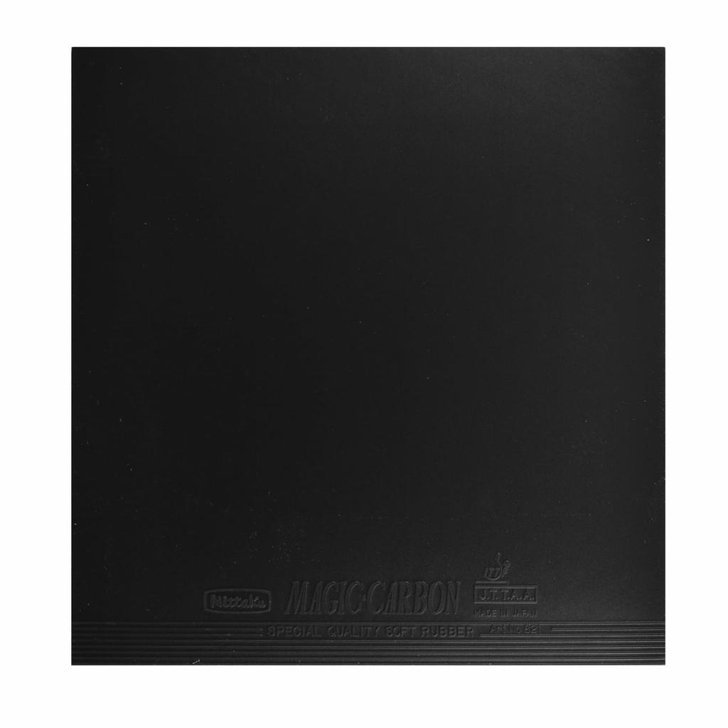 Nittaku Table Tennis Rubber Magic Carbon Back Soft High Elasticity Black Extra Thick NR-8210
