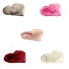 Heart Shape Faux Fluffys Sheepskin Rugs Floor Carpets Fluffys Soft Fuzzy Area Rugs Throw Bedside Rugs Living Room Decoration Mats