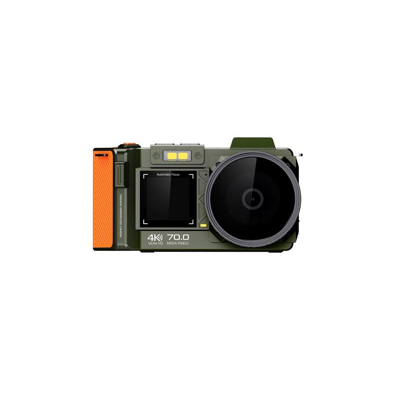 4K Ultra HD 70 МП Цифровая камера в стиле SLR Широкоугольный объектив Фильтр WiFi Автофокус Портативная дорожная видеокамера