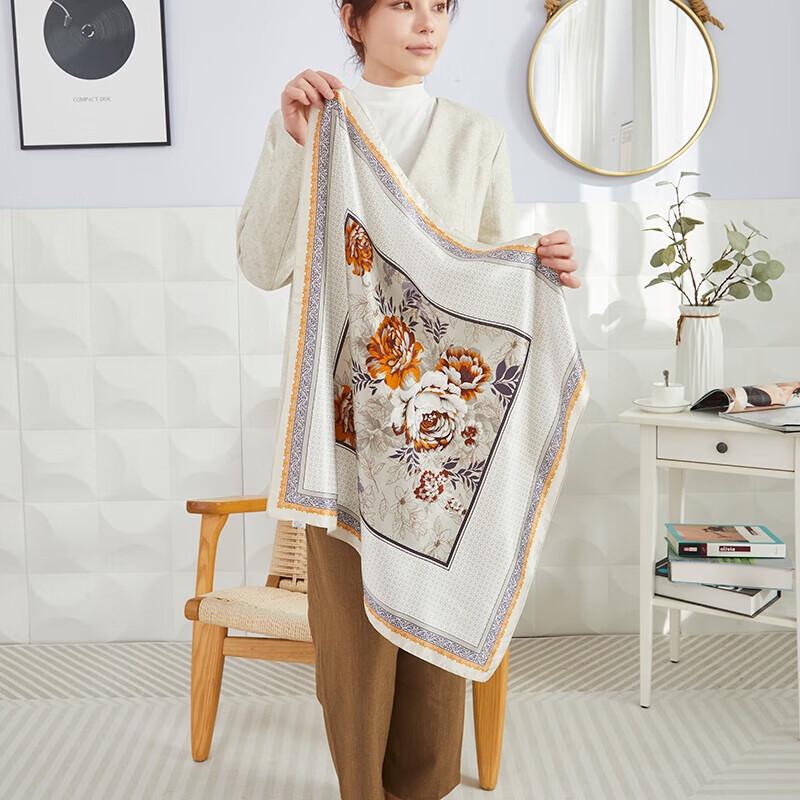 Hengyuanxiang Children's New Chinese Style Silk Scarf