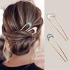 U-shaped U-shaped Hairpin Retro Hair Sticks Fashion Hair Fork Women Girl
