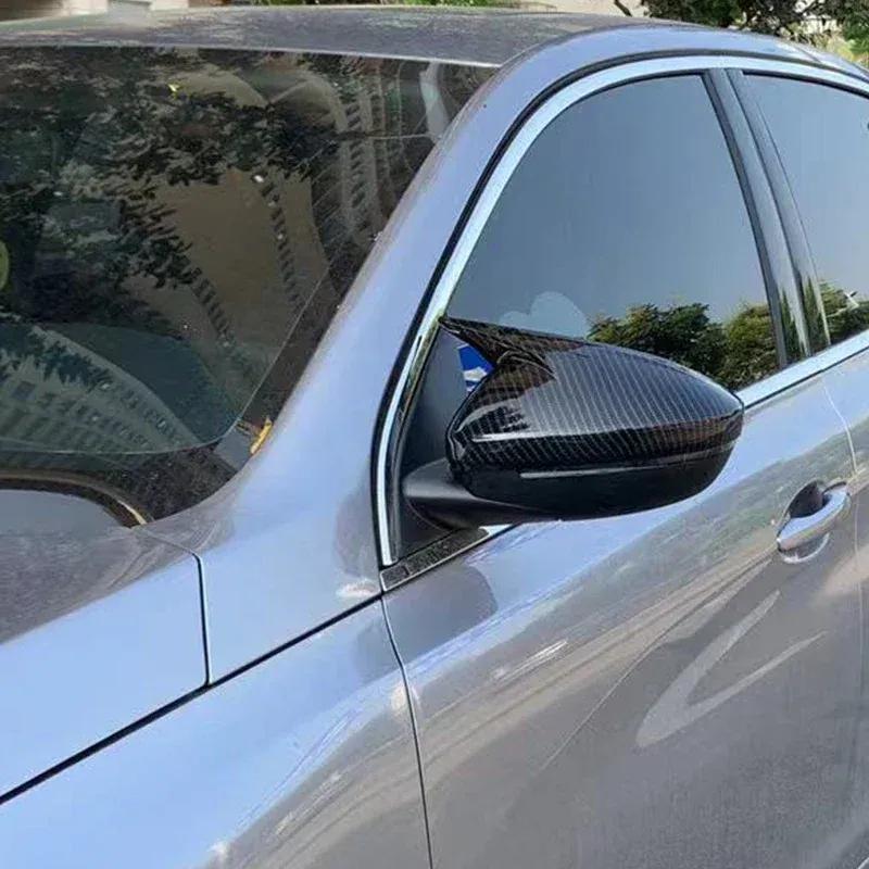 Для Peugeot 208 АБС Пластик Накладка на Зеркало Заднего Вида Боковое Зеркало Колпачок Крыло Накладка на Дверь Снаружи Наклейка