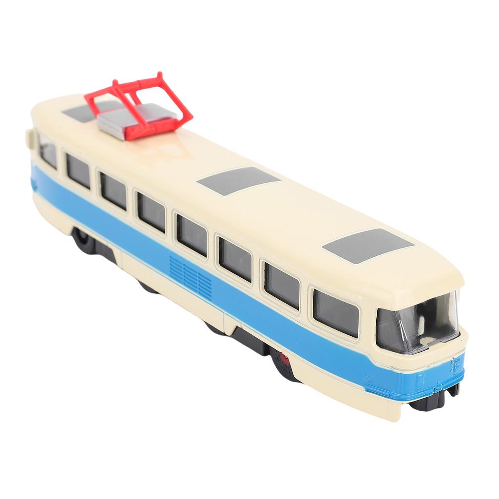 Alloy Train Model Funny Light Music Open Door Simulation Train Toy for Kids Toddler Boys Girls