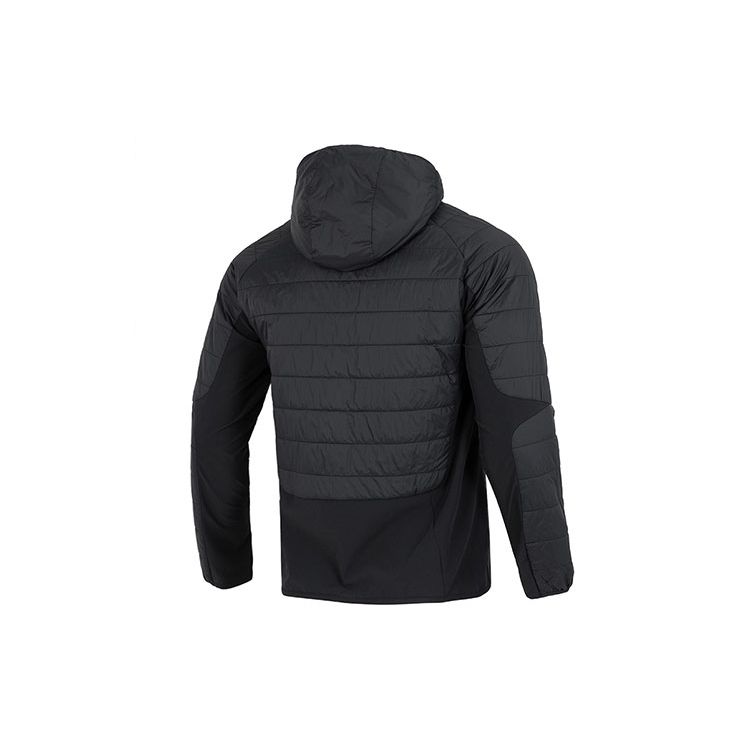 Under Armour Однотонная хлопковая куртка с капюшоном на молнии для мужчин Черная 1375447-001