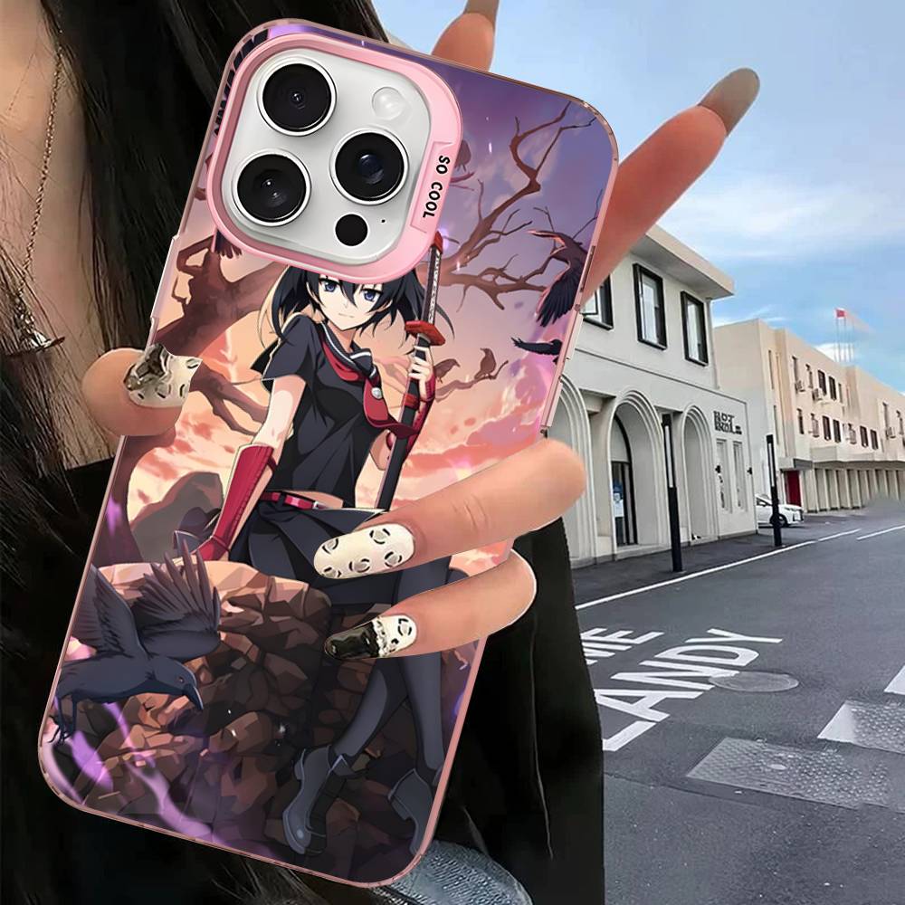 Аниме Убийца Акаме! Чехол для телефона iPhone 17 16 15 14 13 12 11 Pro MAX Матовый Ударопрочный Задняя панель Противоударный Матовый чехол