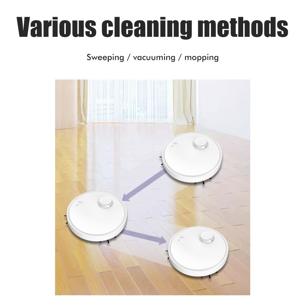 Подметальный робот-пылесос 3 в 1 Интеллектуальный робот-пылесос с функцией всасывания, подметания и протирки