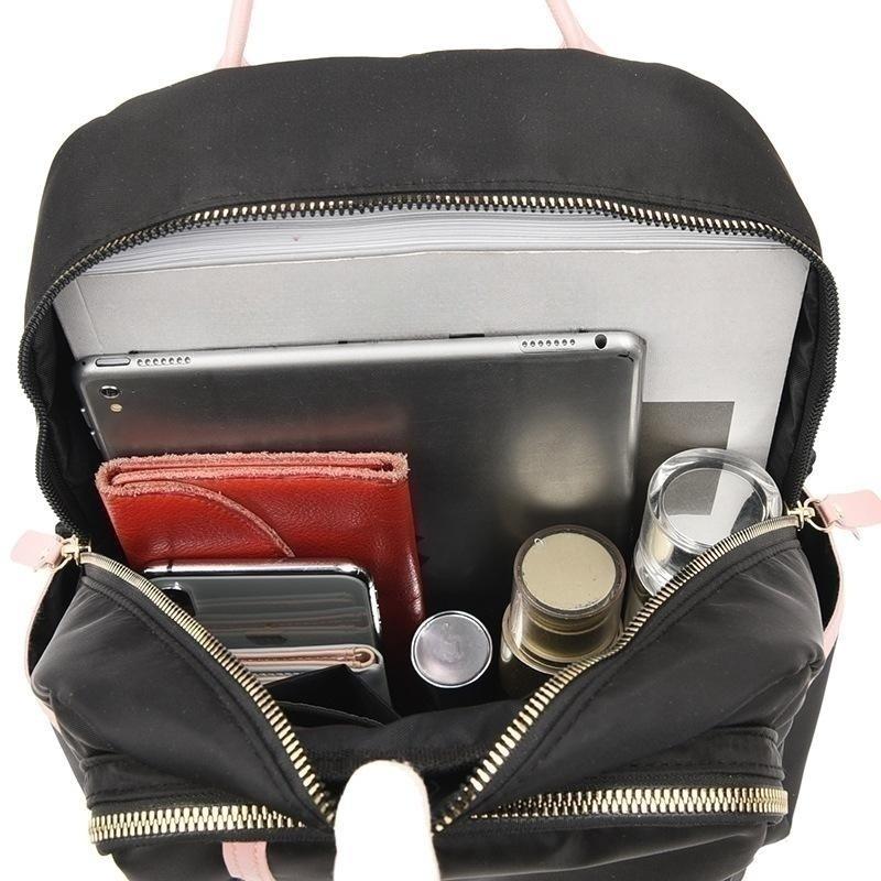 Новинка 2023 года, женский рюкзак из ткани Оксфорд, большой вместительности, корейское издание, универсальный рюкзак в стиле преппи, водонепроницаемая дорожная сумка