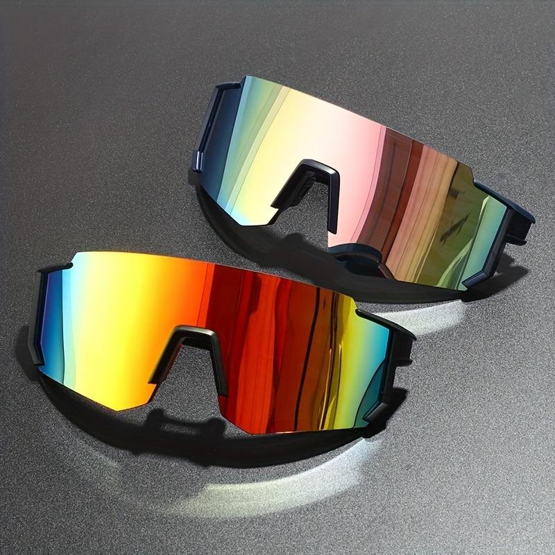 2pcs Unisex Sports Sunglasses Suitable for Daily Use Camping Cycling Golf Running Mountaineering Fishing Beach Sports