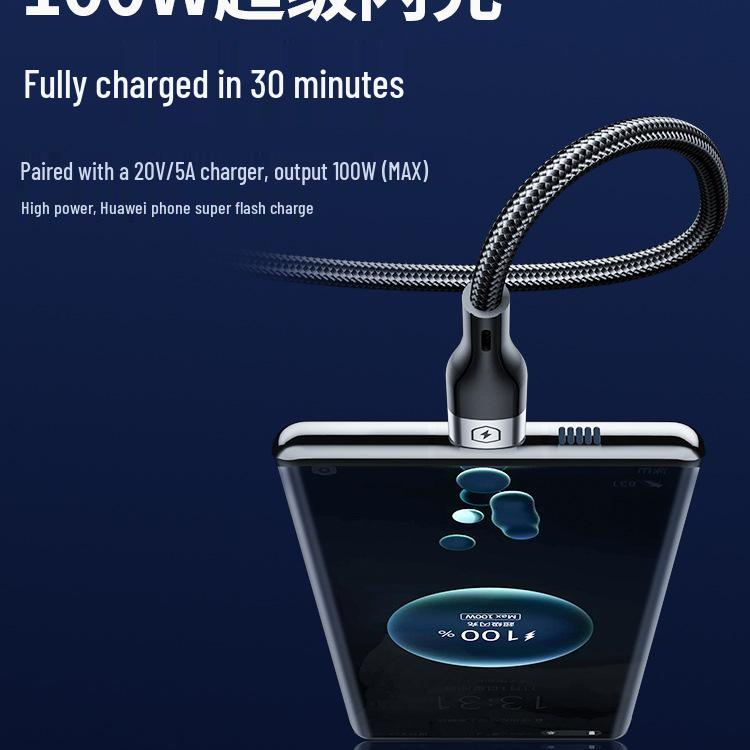 Универсальный кабель для быстрой зарядки 3-в-1 с несколькими разъемами для мобильных телефонов