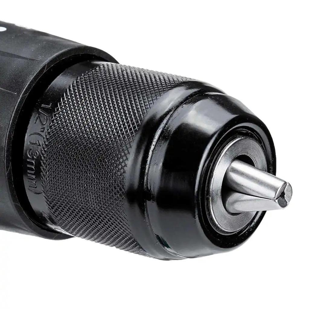 18 В 13 мм бесщеточная электрическая дрель, аккумуляторная ударная дрель, 130 Н/м, шуруповерт, дрель, может сверлить лед, электроинструмент с двумя батареями