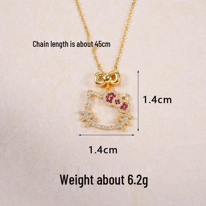 Вьетнамский набор из ожерелья-клевера с золотым покрытием, кольца и браслета с пятью цветами