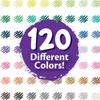 Карандаши Crayola Vibrant Colored Pencils большой емкости 120 цветов 688020 Оригинальный продукт
