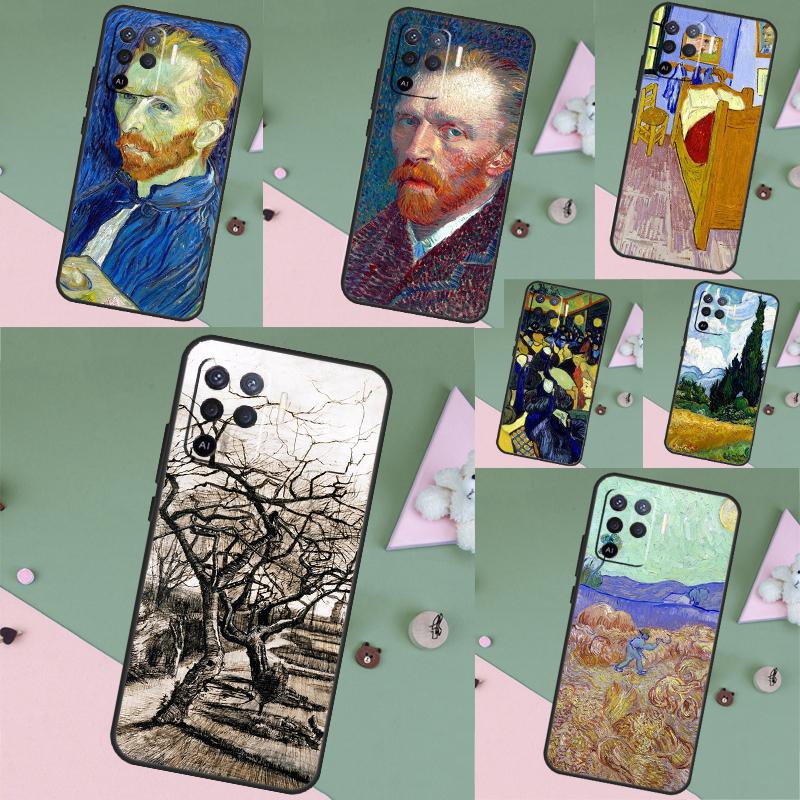 Vincent van Gogh For OPPO A6 A5 Pro A15 A17 A77 A16 A76 A96 A18 A38 A58 A78 A98 A54 A74 A94 A40 A60 A80 Case