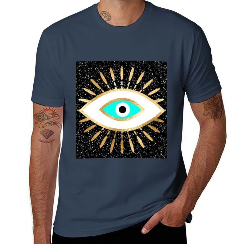 Evil Eye Artwork Tshirt Lightweight Cooling Short Sleeve Tee