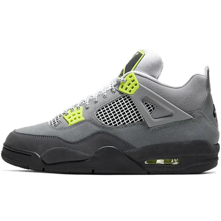Air Jordan 4 Retro SE 'Neon 95' (Unisex) Cool Grey / Volt / Wolf Grey / Anthracite Vintage Basketball Shoes CT5342 007