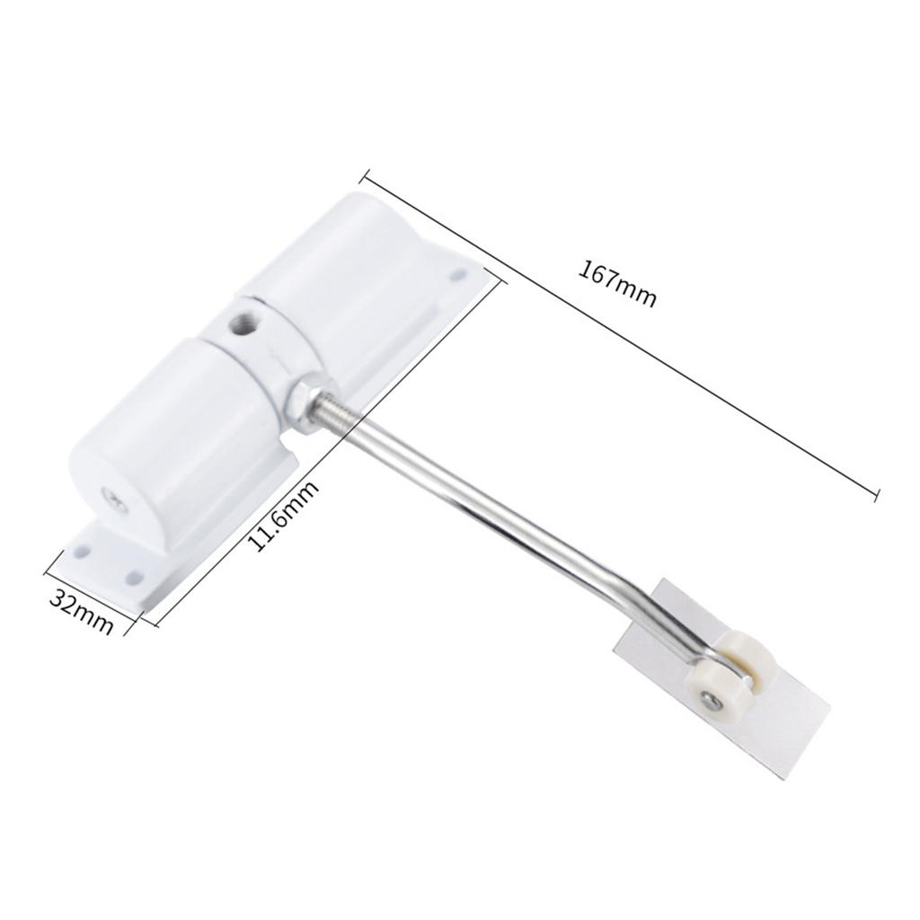 Metal Door Closer Stainless Steel Automatic Spring Door Closing Device Can Adjust The Door Closing Device Furniture Accessories