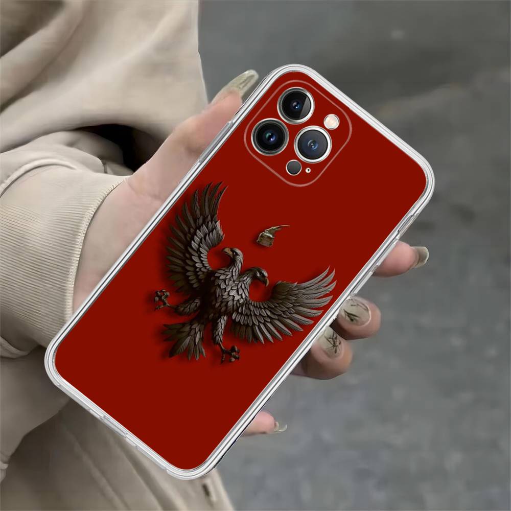Albanian Flag Map Transparent Phone Case For IPhone 16 15 14 13 12 11 Pro Max Plus Soft Cover