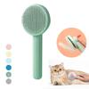 Pet Comb Cat One-click Hair Removal Dog Self-cleaning Comb Circular Massage To Remove Floating Hair Comb