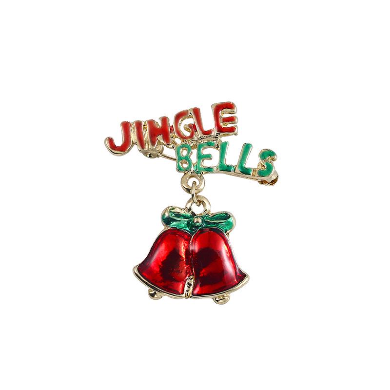Santa Claus Christmas Tree Brooch - Retro Alloy Jewelry Pin for Clothing, Shoes, and Hats