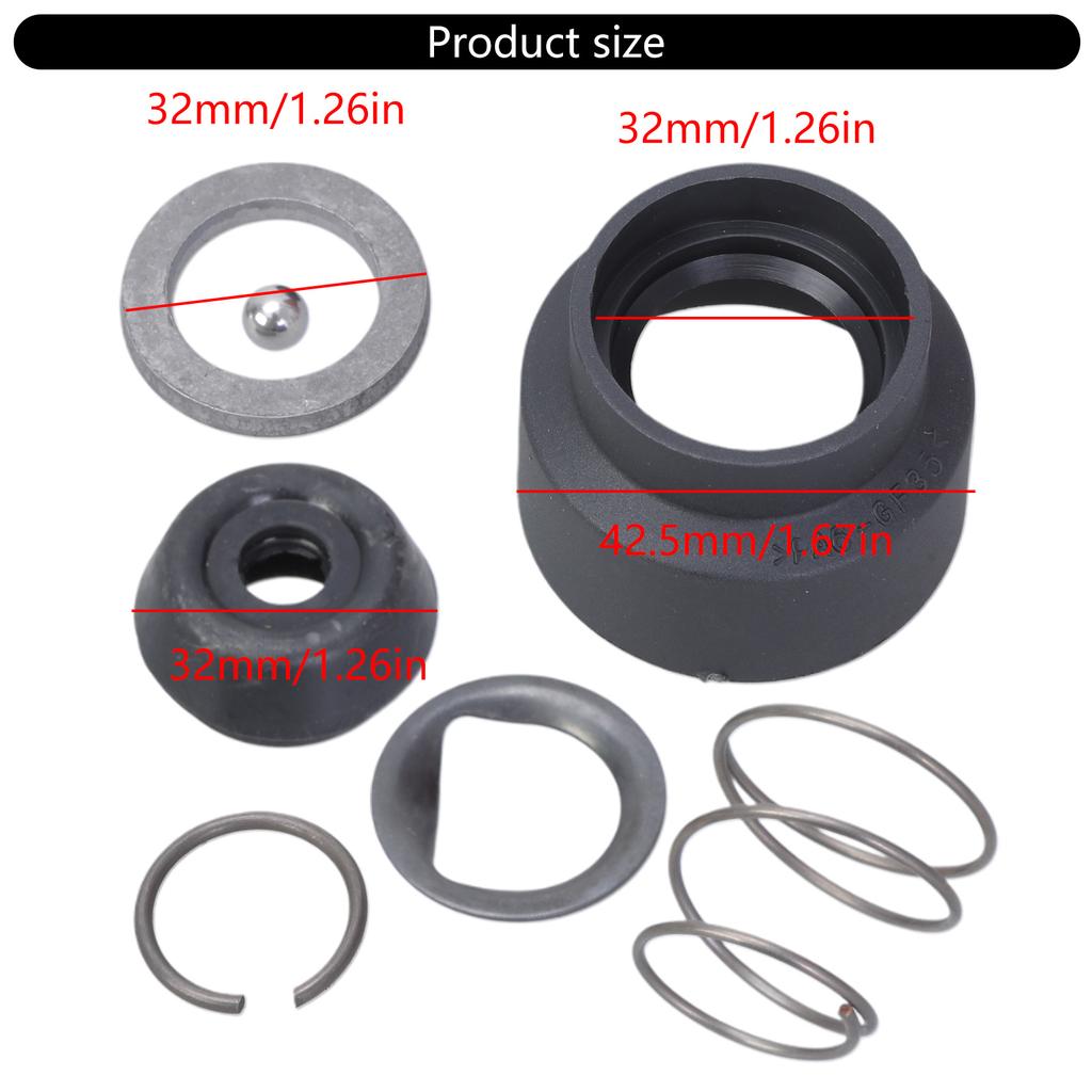 Комплект сменных пружин и шарикоподшипников для патрона GBH2-20/24, аксессуары для держателя бит ударного гайковерта GBH2-26