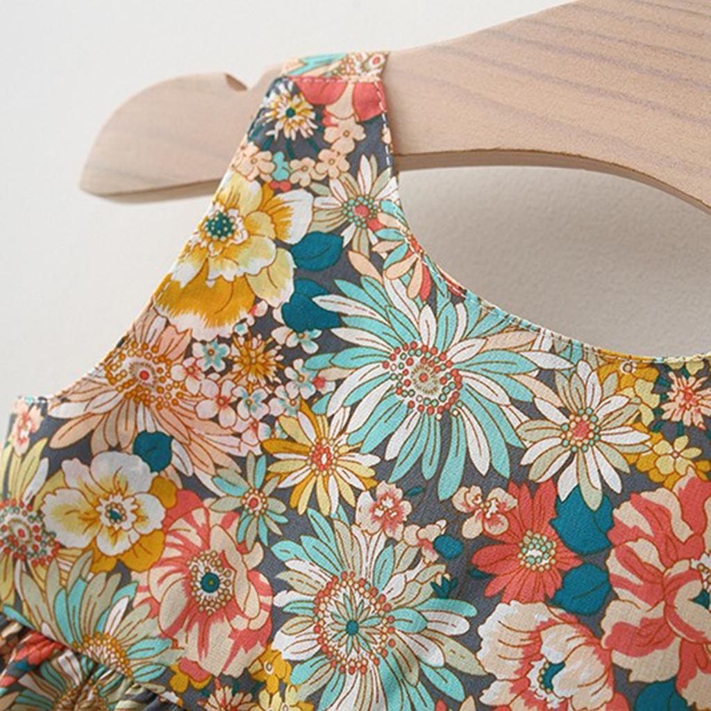 Летний комбинезон для девочек без рукавов, платье принцессы, пляжный комплект с шляпой