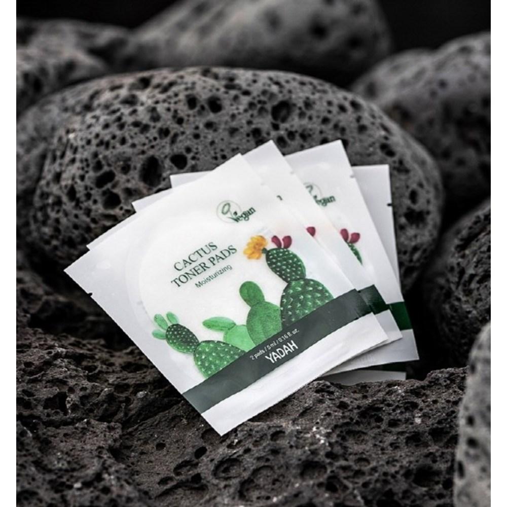 Yada Cactus Toner Pad 2p, 10 Pieces, 1 Set