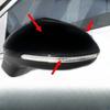 For VW Passat B8 2017 2018  -   2024 CC Arteon Rear Heated Mirror Glass Cover Frame Turn Signal Light Bottom