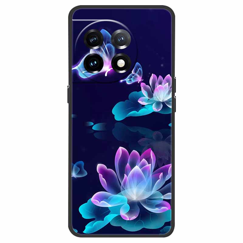 Чехол для OnePlus 11 OnePlus11 5G Ударопрочный Мягкий Силикон ТПУ Задняя Крышка Для OnePlus 11 One Plus 11 5G Чехлы для Телефона Милый Кот Волк