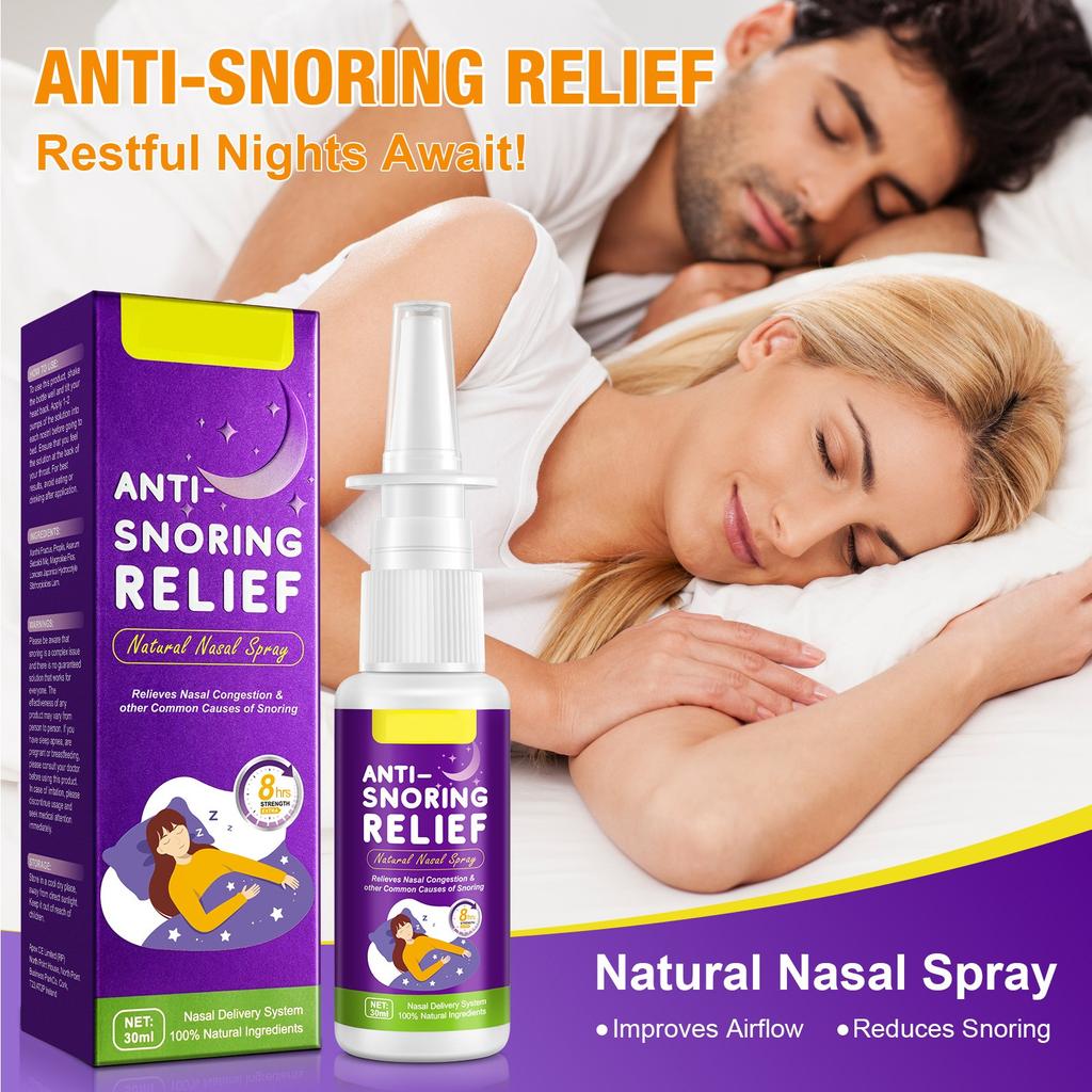 Anti-snoring Spray, Fast-acting Snoring Drops, Improve Sleep, Effectively Stop Snoring, Help Open The Throat And Airway During Sleep30ml
